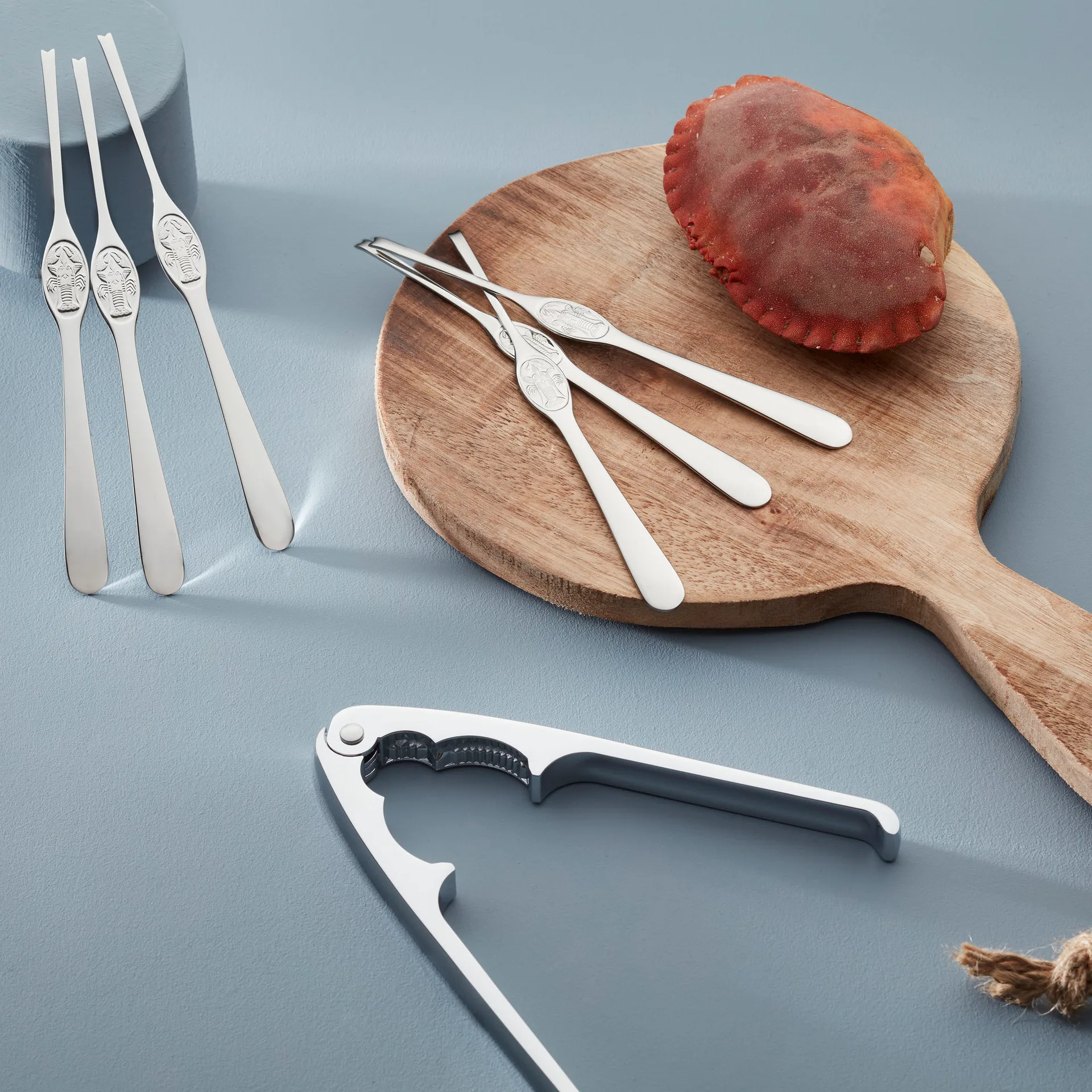 Hardanger海鲜餐具 7件套, 不锈钢 Hardanger Bestikk
