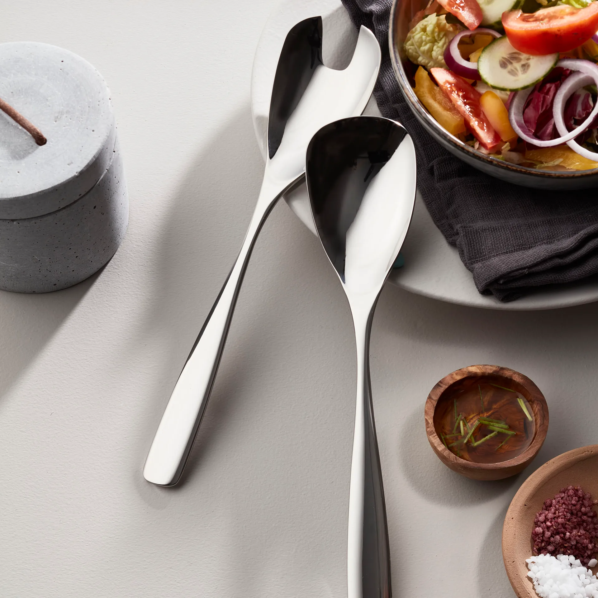 Hardanger salad set 2 pieces, 不锈钢 Hardanger Bestikk