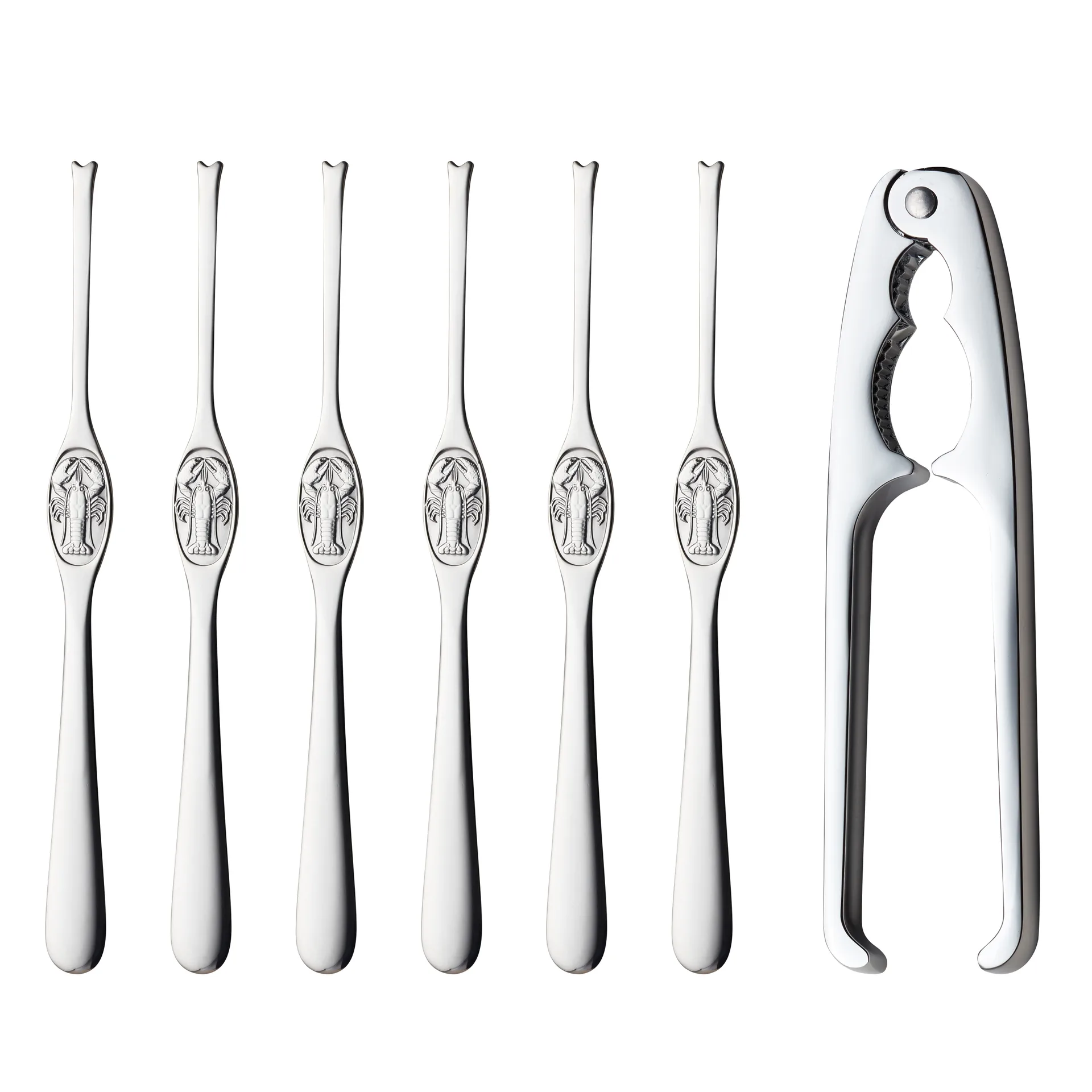 Hardanger seafood 7 pieces, 不锈钢 Hardanger Bestikk