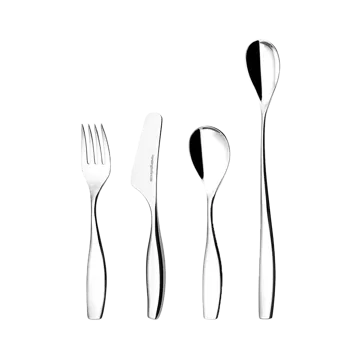 Julie 儿童餐具 4件装 - 不锈钢 - Hardanger Bestikk