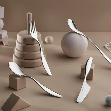 Julie 儿童餐具 4件装 - 不锈钢 - Hardanger Bestikk
