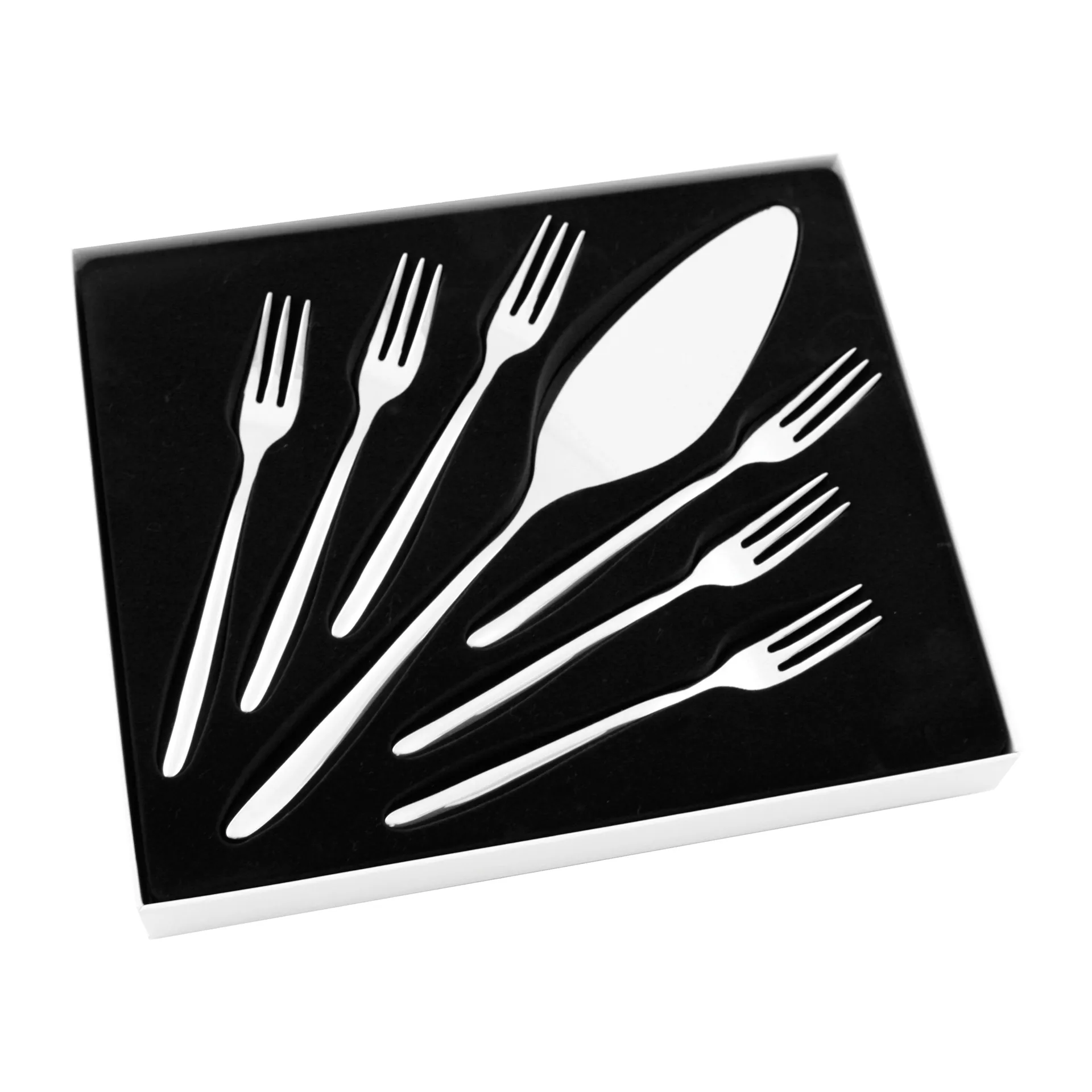 Lykke cake set 7 pcs, 不锈钢 Hardanger Bestikk