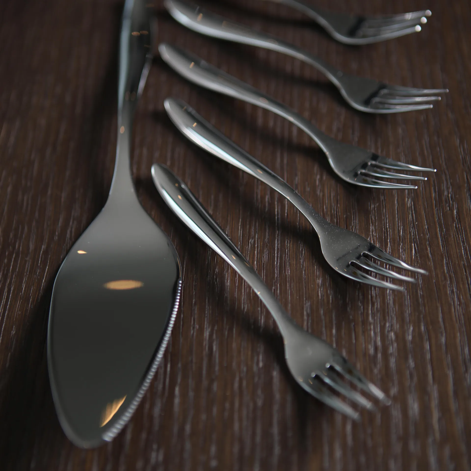 Lykke cake set 7 pcs, 不锈钢 Hardanger Bestikk