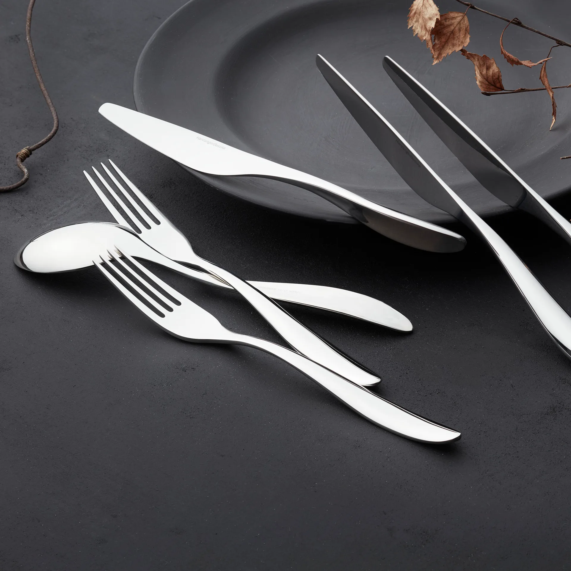 Lykke 餐具 cutlery set, 24 pcs Hardanger Bestikk