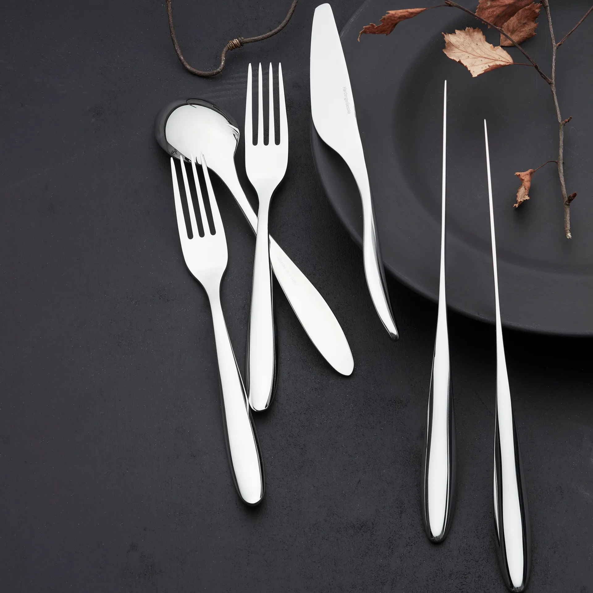 Lykke 餐具 cutlery set, 24 pieces Hardanger Bestikk
