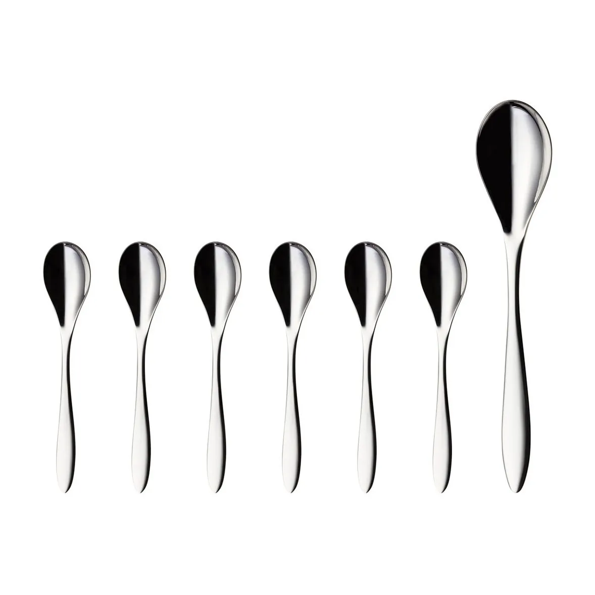 Maria dessert set 7 pieces, 不锈钢 Hardanger Bestikk