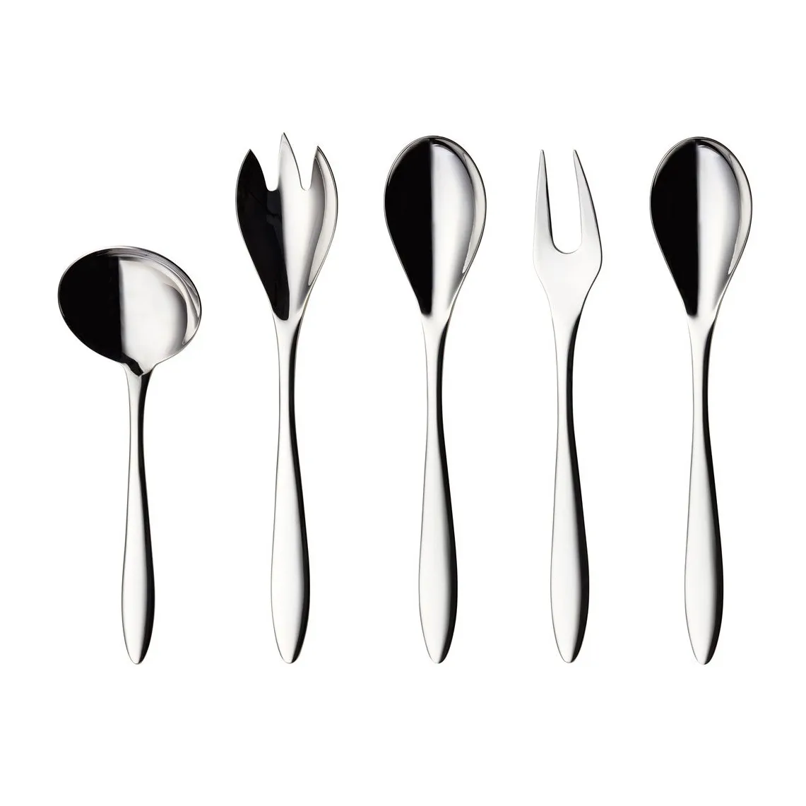 Maria serving set 5 pieces, 不锈钢 Hardanger Bestikk