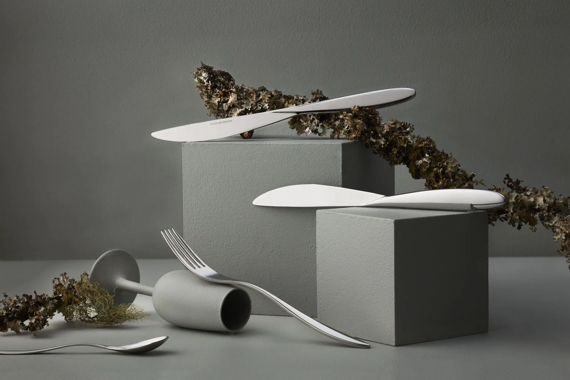 Maria serving set 5 pieces, 不锈钢 Hardanger Bestikk