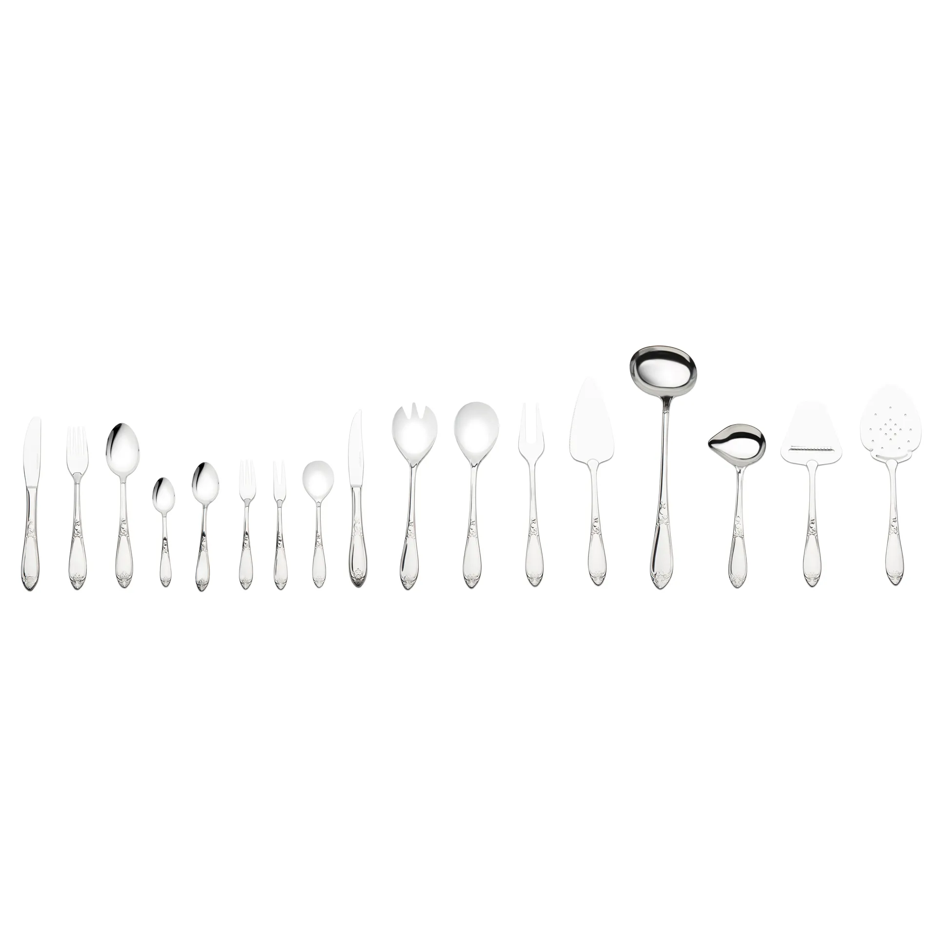 Nina 餐具24件, 不锈钢 Hardanger Bestikk
