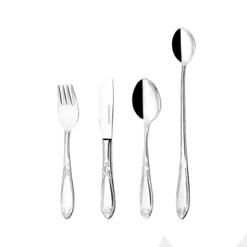 Nina 儿童餐具 4件装 - 不锈钢 - Hardanger Bestikk