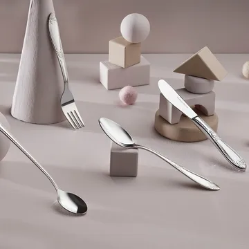 Nina 儿童餐具 4件装 - 不锈钢 - Hardanger Bestikk