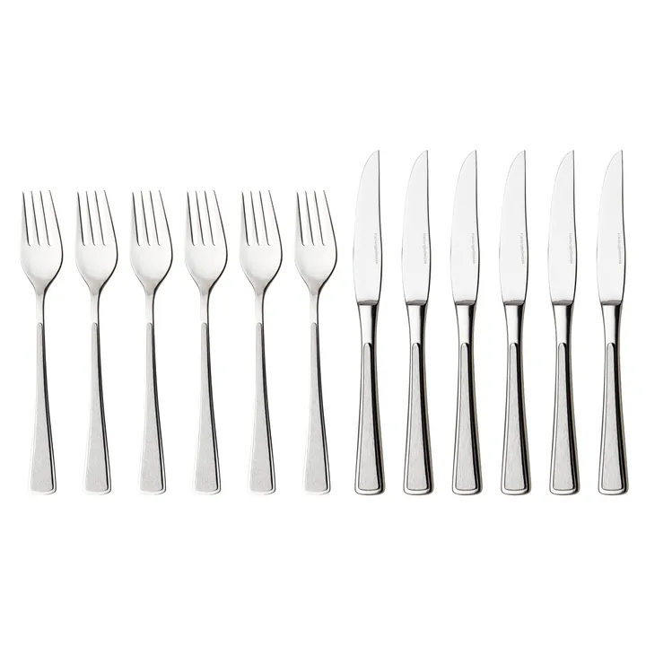 Ramona 切肉餐具12件 - 不锈钢 - Hardanger Bestikk