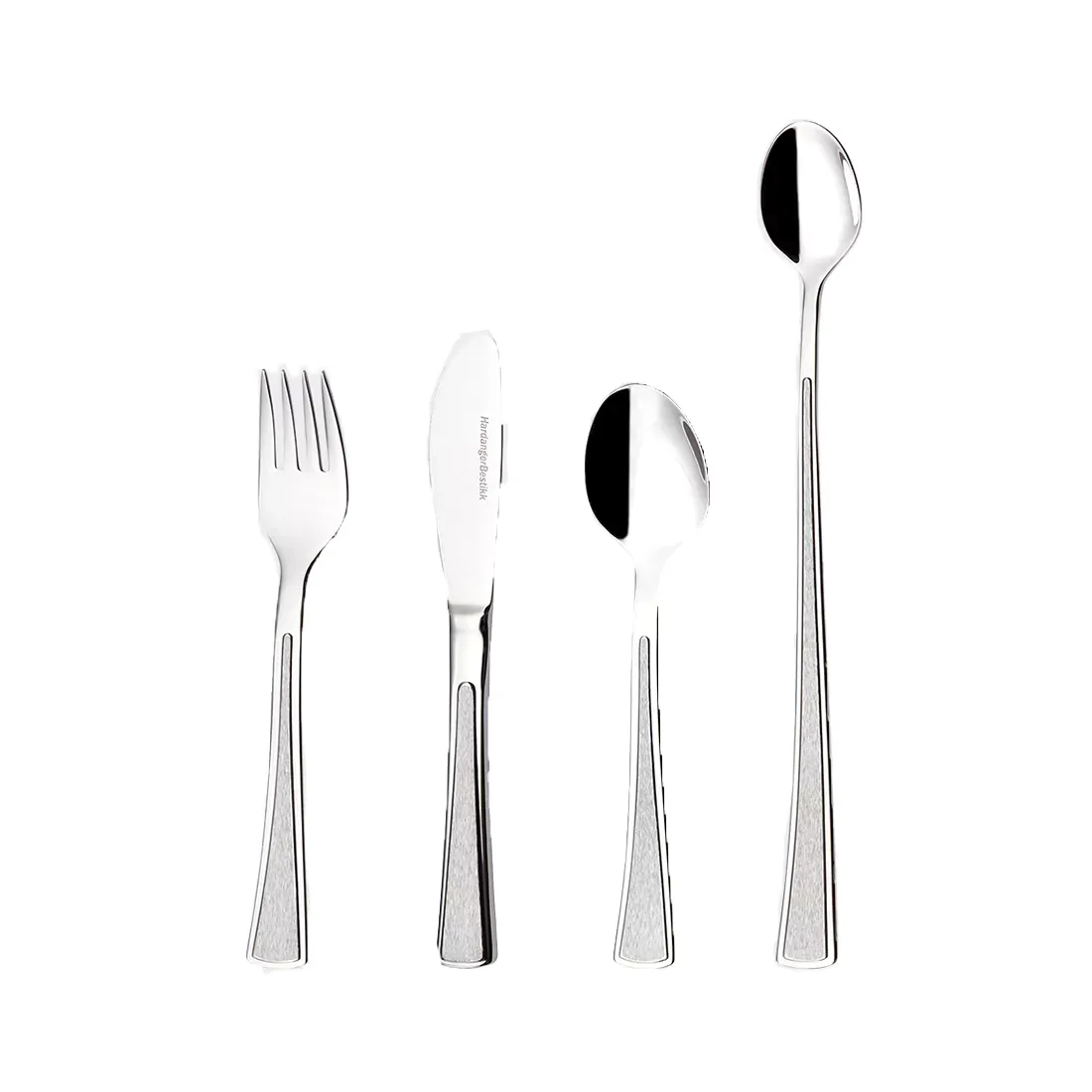 Ramona 儿童餐具 4件, Stainless steel Hardanger Bestikk