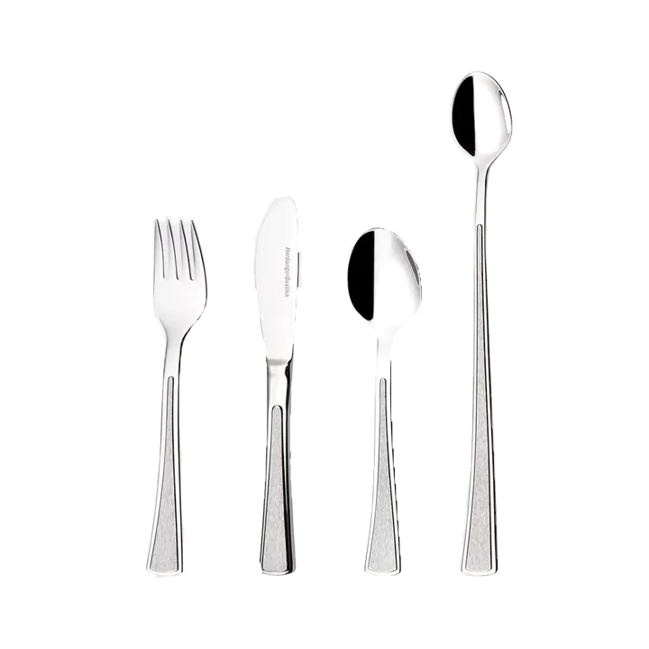 Ramona 儿童餐具 4件装 - 不锈钢 - Hardanger Bestikk