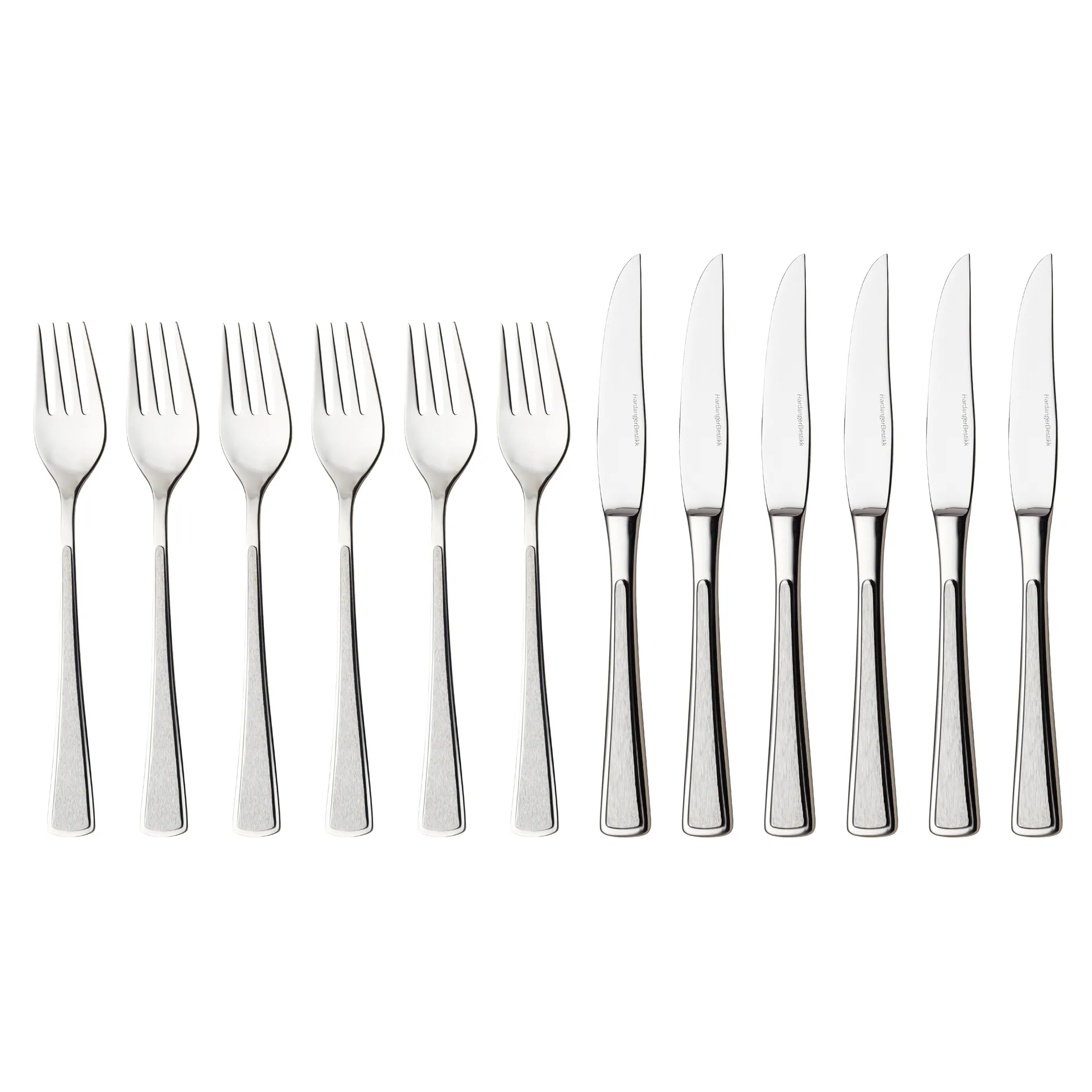 Ramona beef 餐具 cutlery 12 pcs, 不锈钢 Hardanger Bestikk