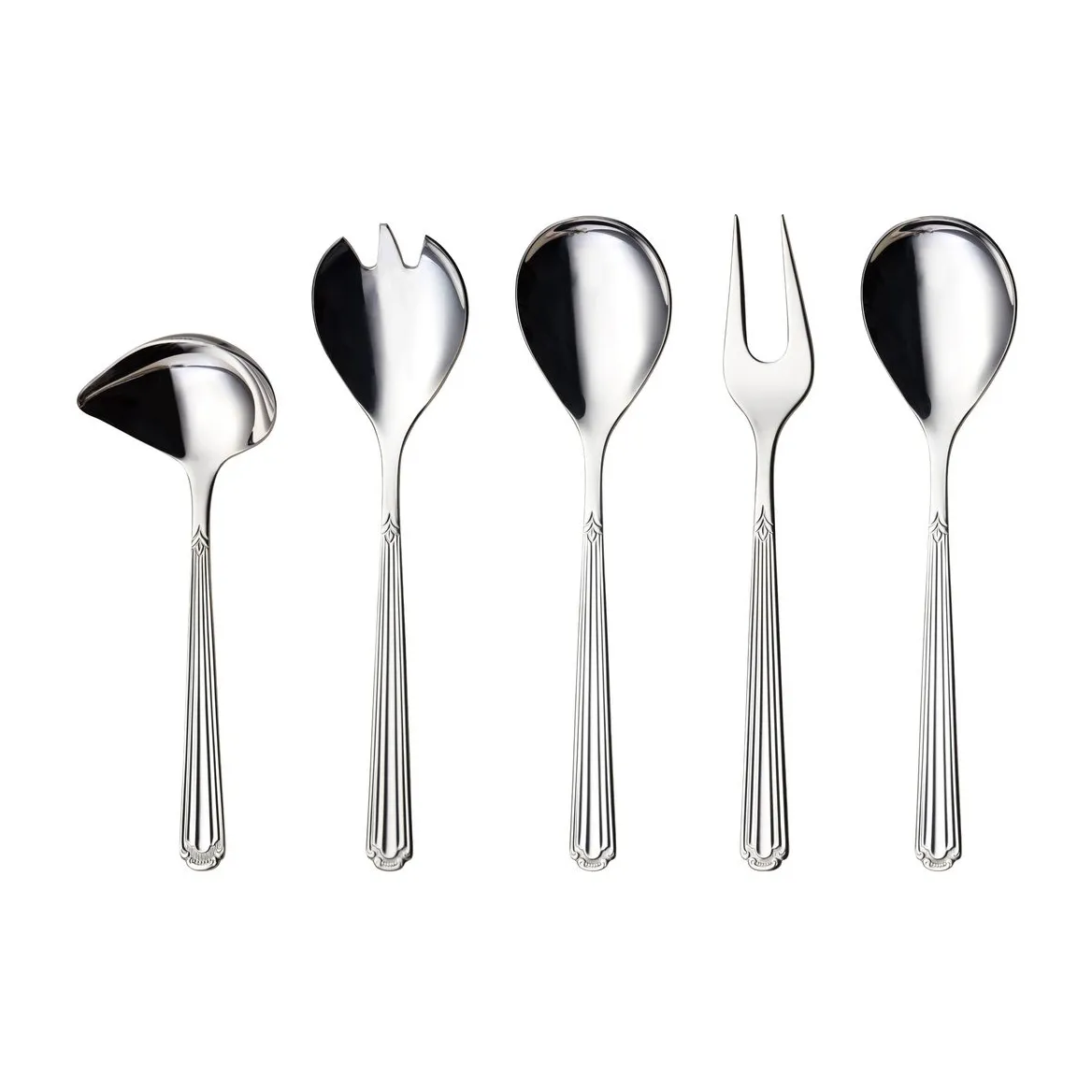 Renessanse serving set 5 pieces, 不锈钢 Hardanger Bestikk