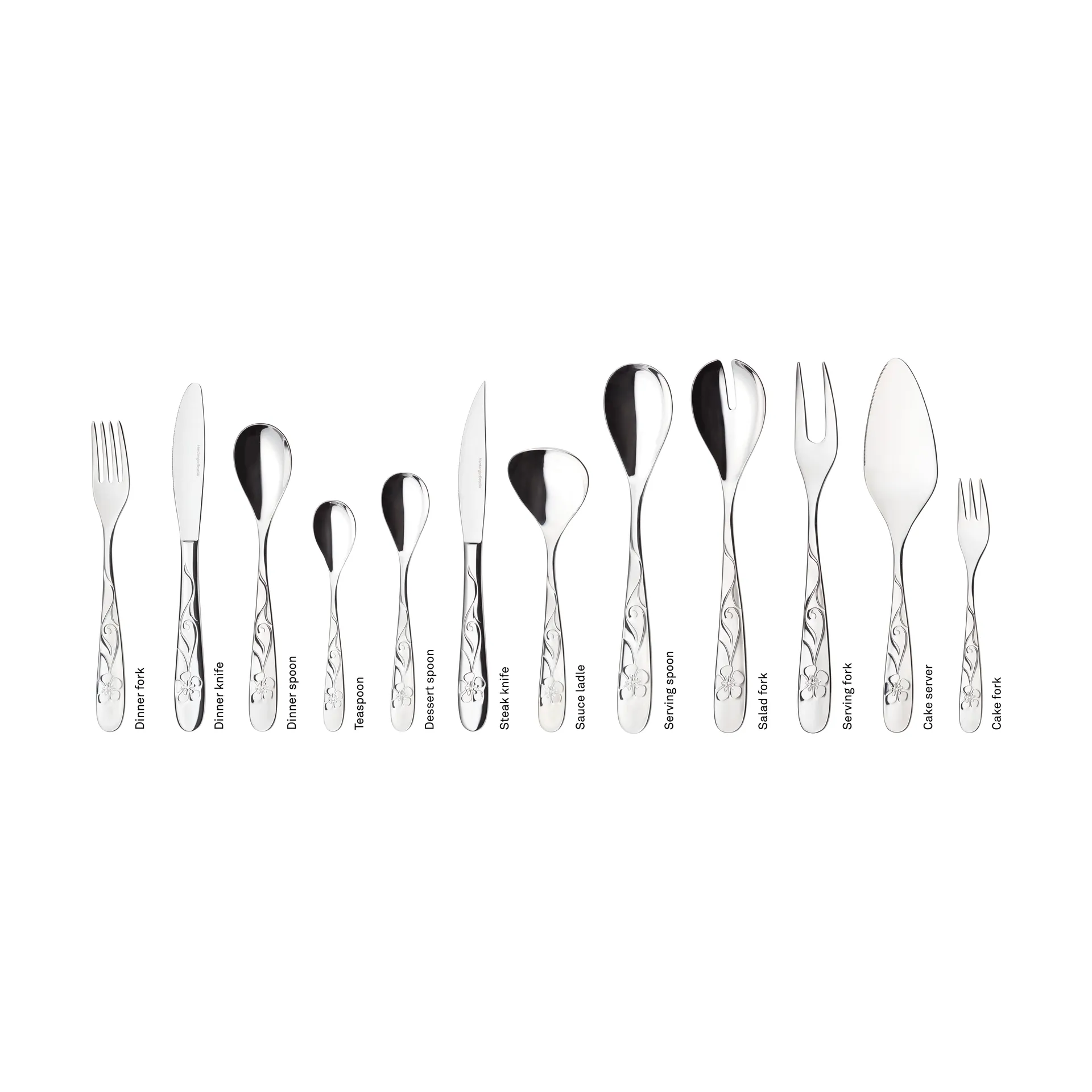 Sanna cake 套装, 7 pieces Hardanger Bestikk
