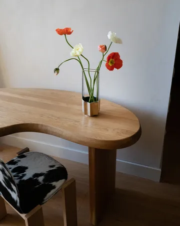 生花花瓶 30cm - 黄铜色 - Hein Studio