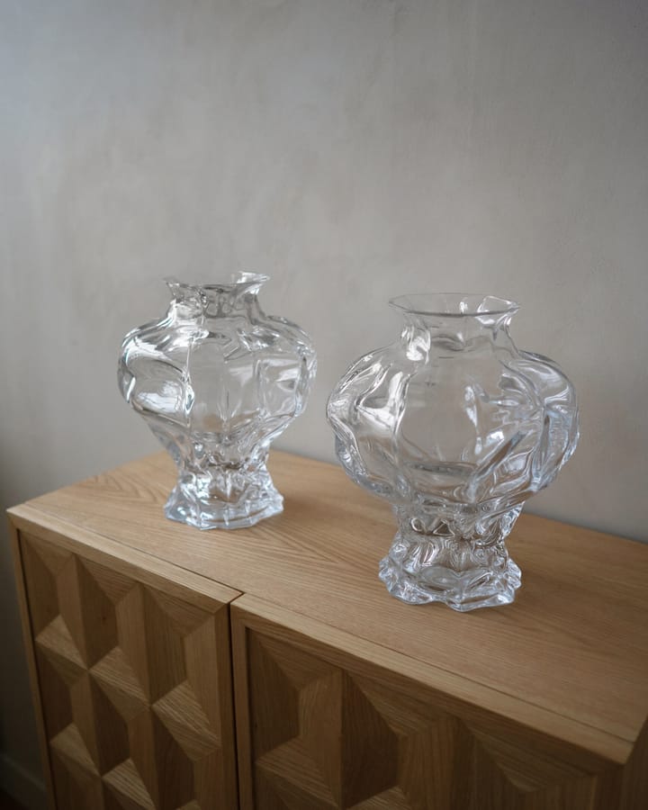 Ammonit 海神石花瓶 30cm, 透明 Hein Studio