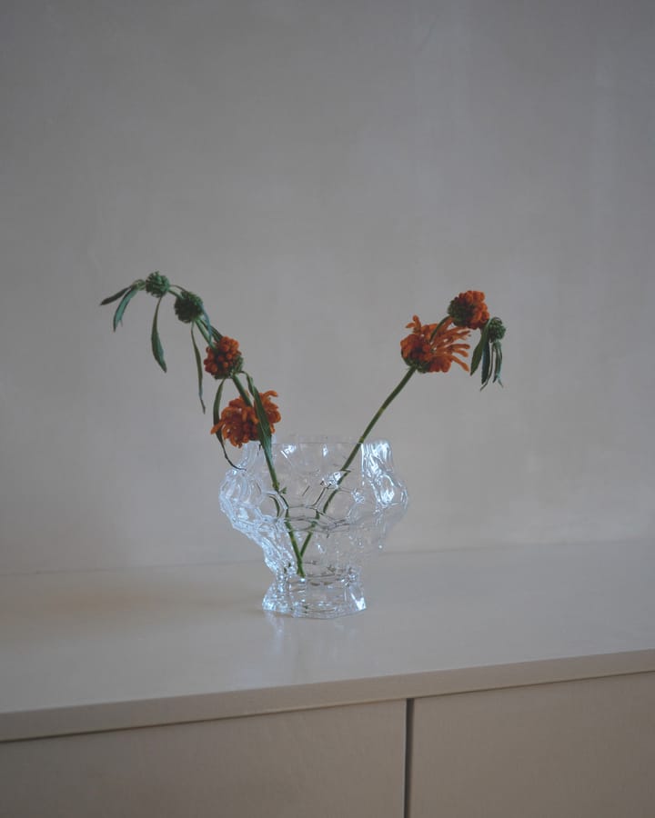 Canyon 冰川花瓶 中 18cm, 透明 Hein Studio