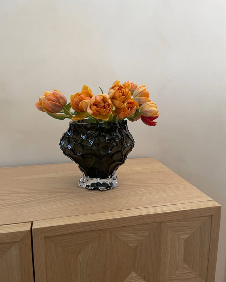Canyon 冰川花瓶 中 18cm, 新烟熏 Hein Studio
