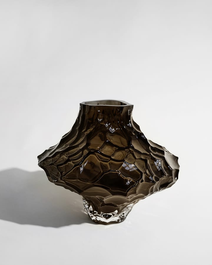Canyon 冰川花瓶 大 23 cm, 新烟熏色 Hein Studio