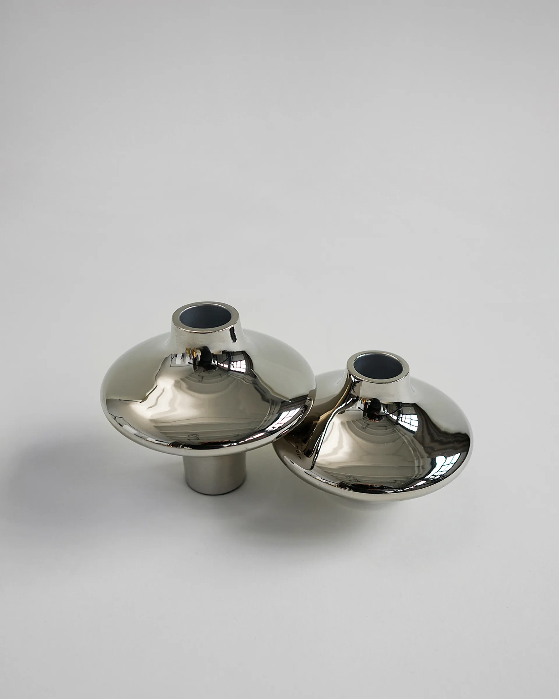 Doublet 01号 小号烛台, 铬色 Hein Studio