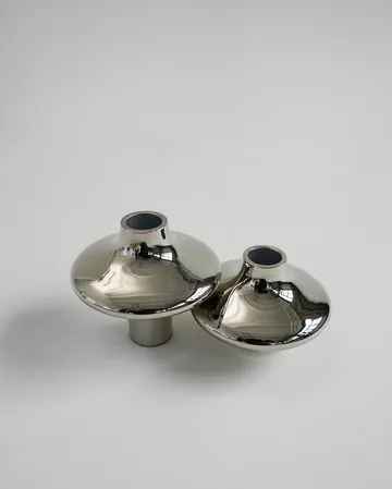 Doublet 01号 小号烛台 - 铬色 - Hein Studio