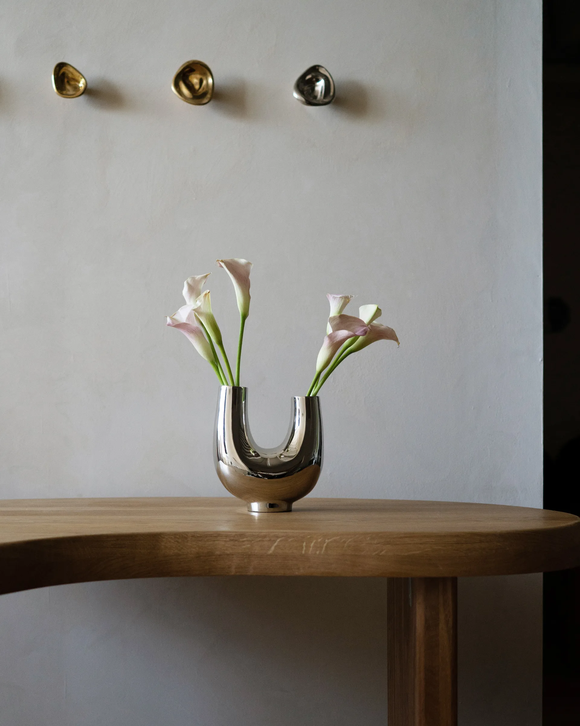 Kazumi 花瓶, 镍色 Hein Studio