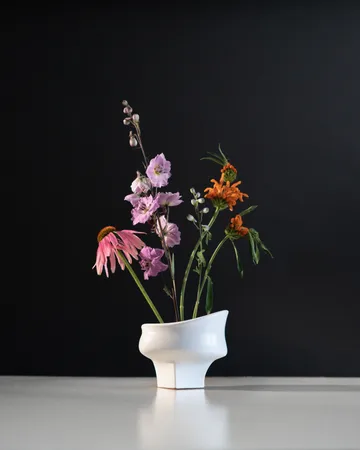 Nami 小号碗 14x14cm - 白色 - Hein Studio