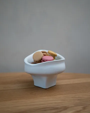 Nami 小号碗 14x14cm - 白色 - Hein Studio