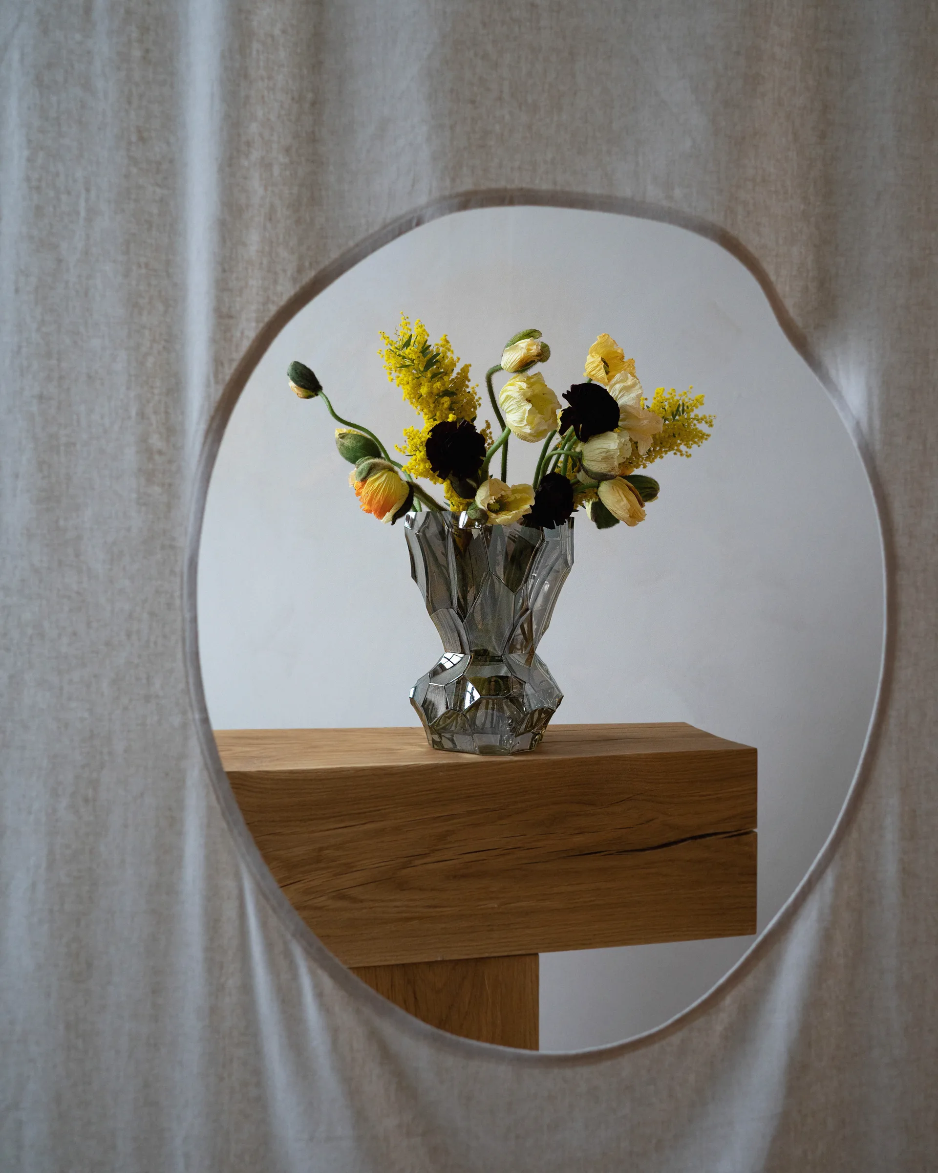 Reflection 湖泊倒影 花瓶 24x30cm, 24x30cm_金属 Hein Studio