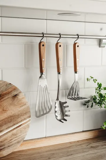 不锈钢土豆压泥器 27.5cm - 榉木 - Heirol