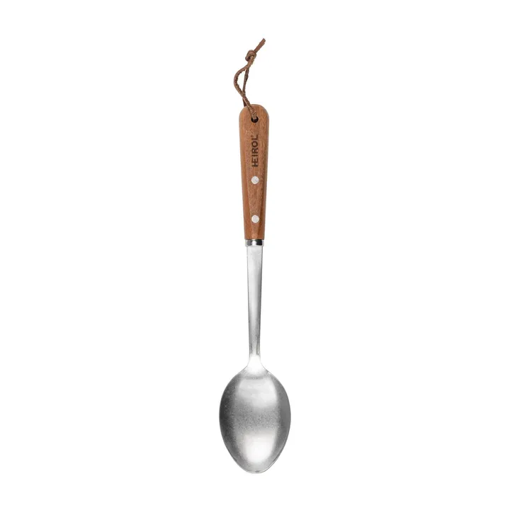 不锈钢分餐勺 34cm - 榉木 - Heirol