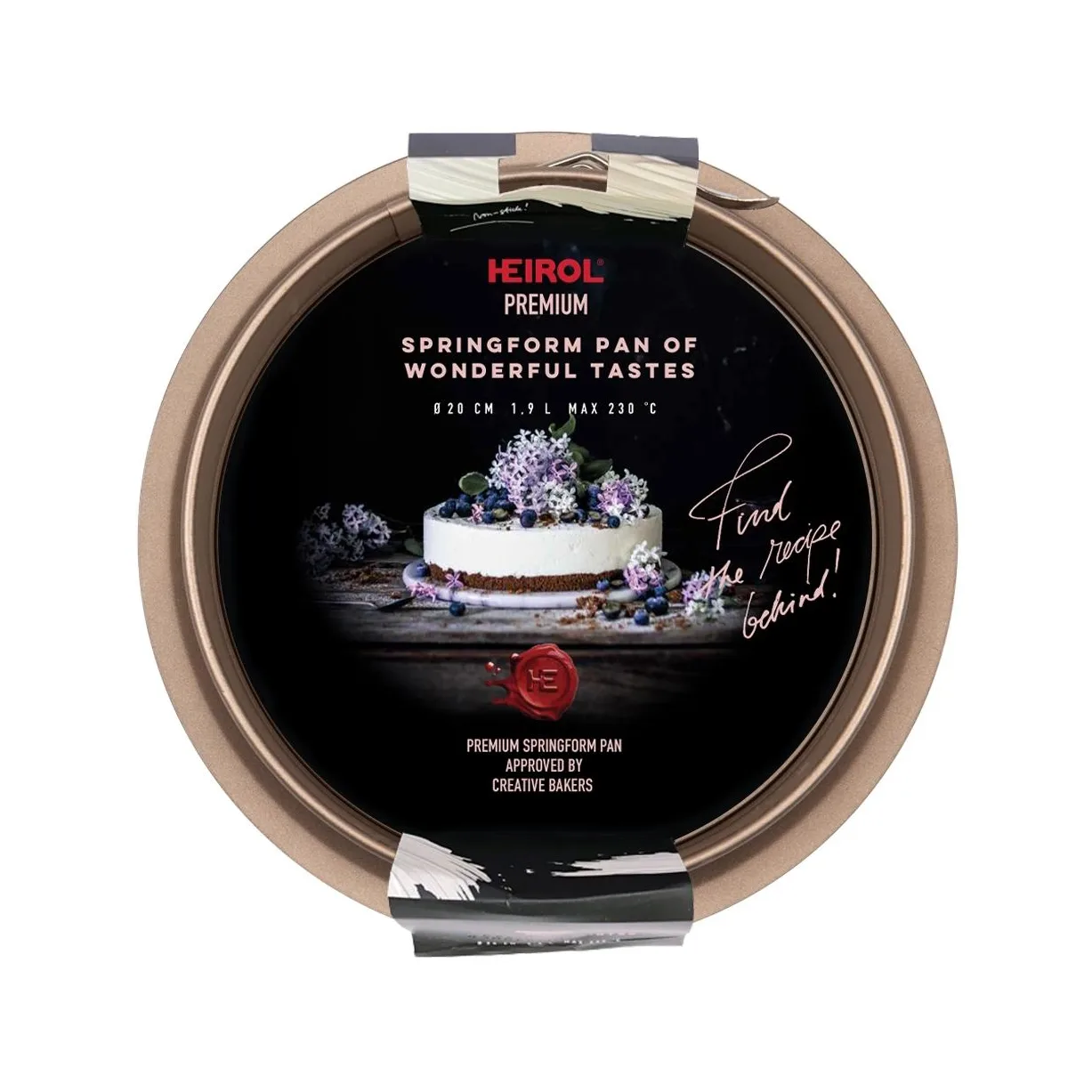 Heirol 香槟色活底蛋糕模, Ø20cm Heirol