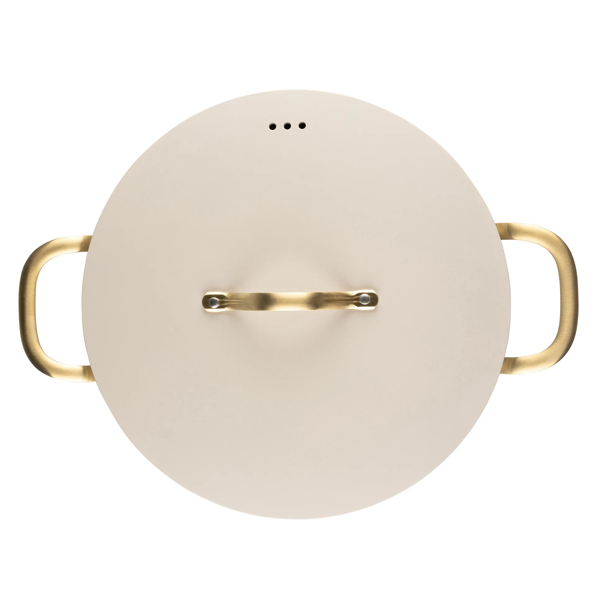 Heirol 皇家珍珠 带盖锅Ø28cm, 白色_金色 Heirol