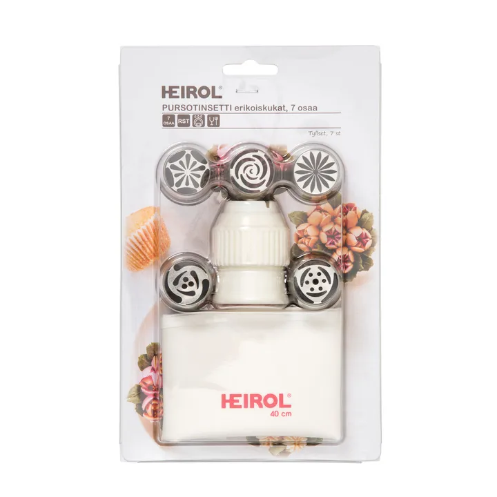 Heirol花朵蛋糕装饰套装 - 40cm - Heirol