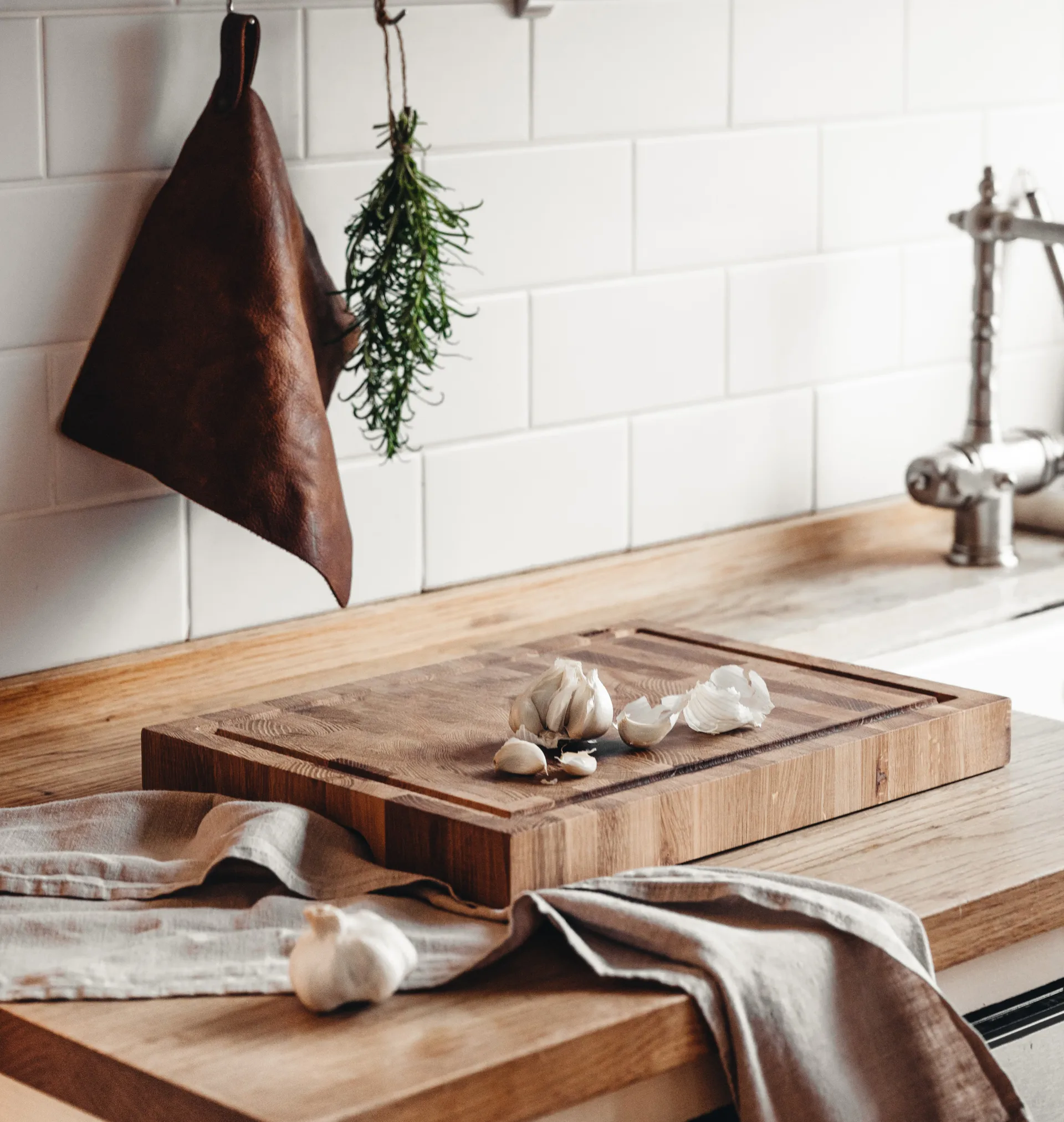 Heirol 切菜板 oak with groove, 30x40 cm Heirol