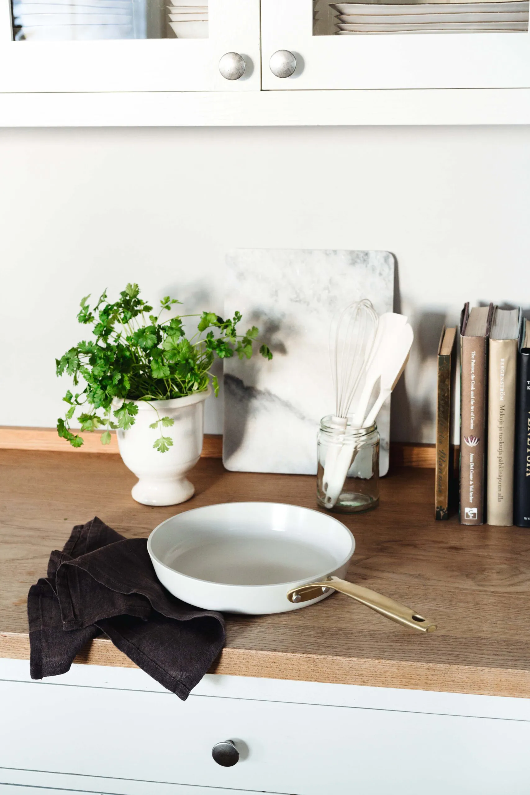 Heirol Royal Pearl 煎锅/炒锅 Ø24 cm, 白色-金色 Heirol