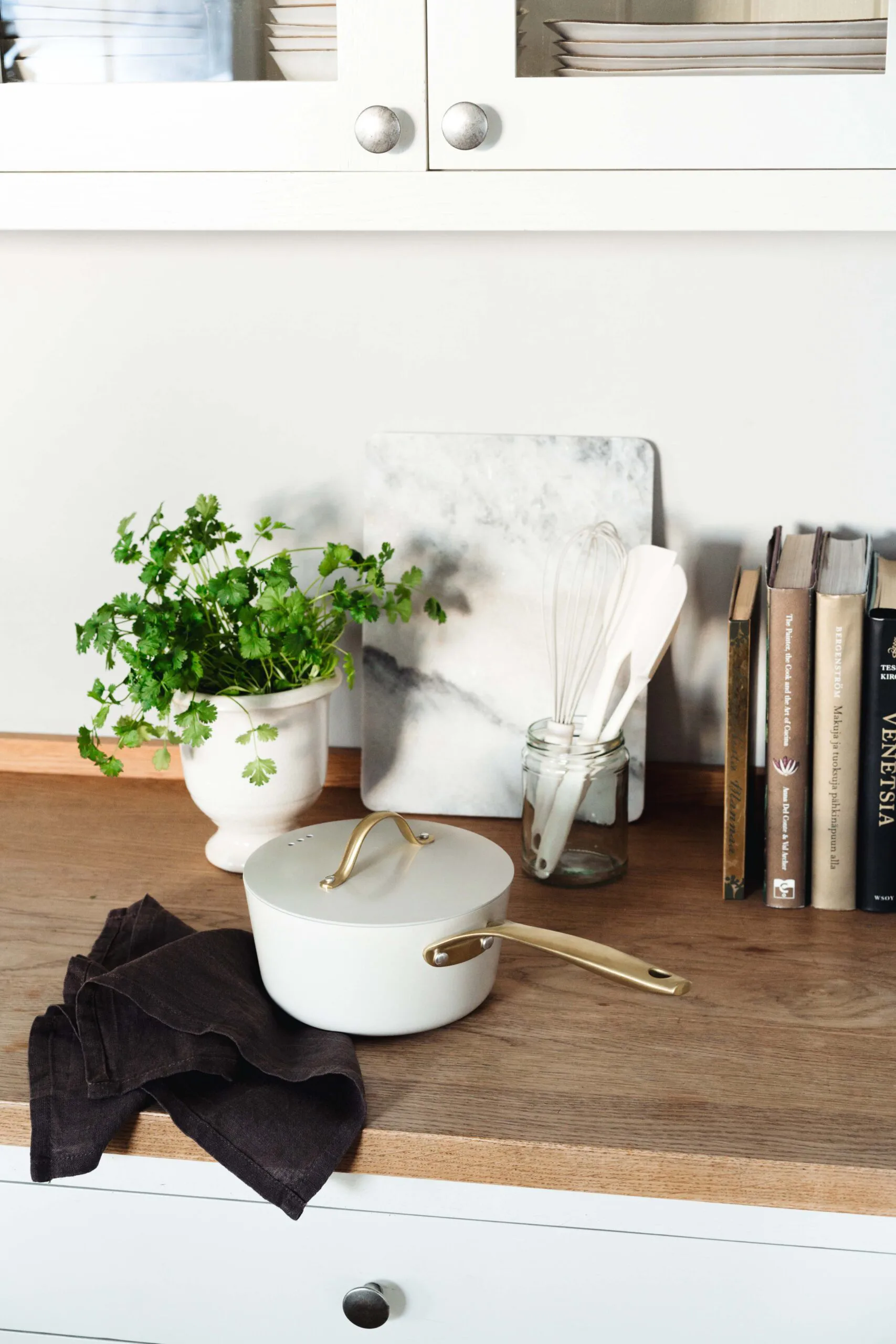 Heirol Royal Pearl saucepan （含盖子） Ø18 cm, 白色-金色 Heirol