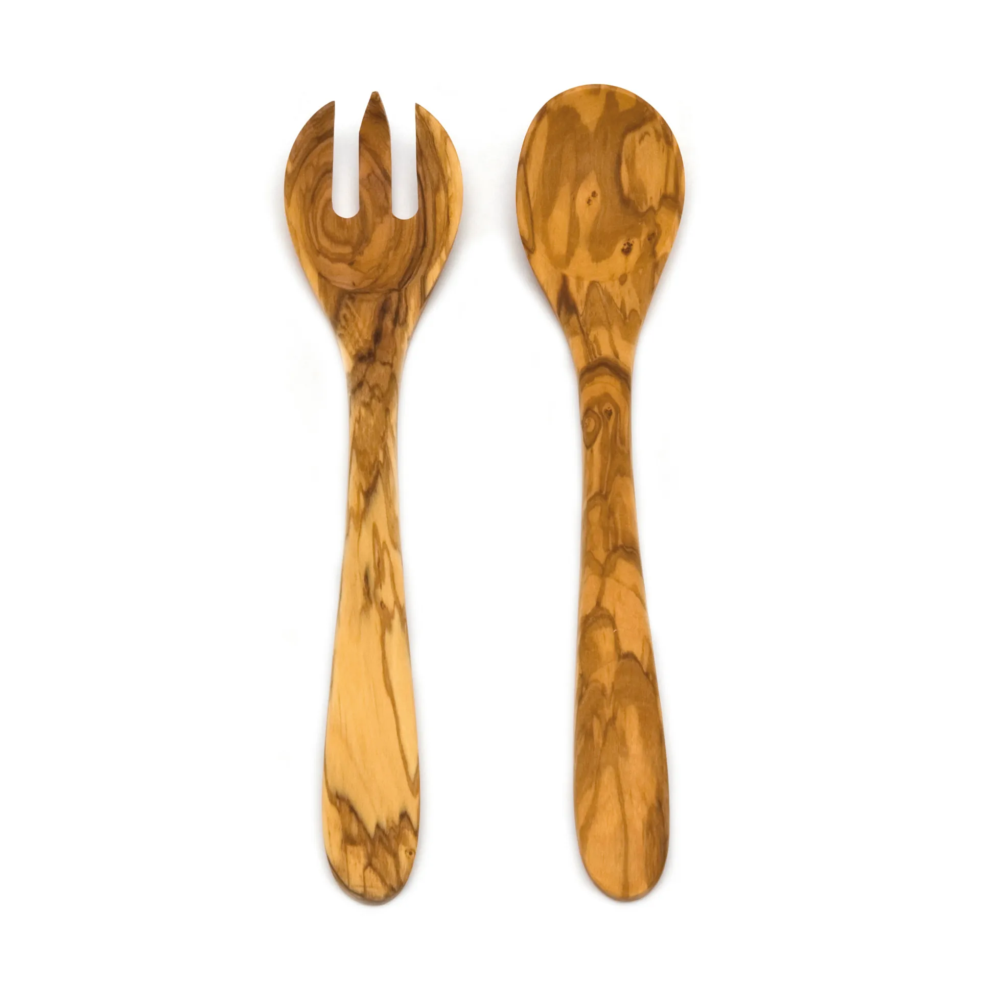 Heirol salad 餐具 cutlery olive wood 2-pieces, 30 cm Heirol