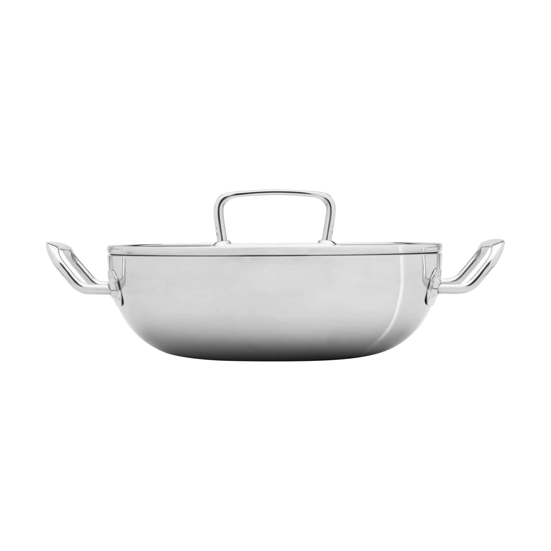 Heirol Steely Classic Triply三层复合底煎炒锅3.4升, 不锈钢 Heirol