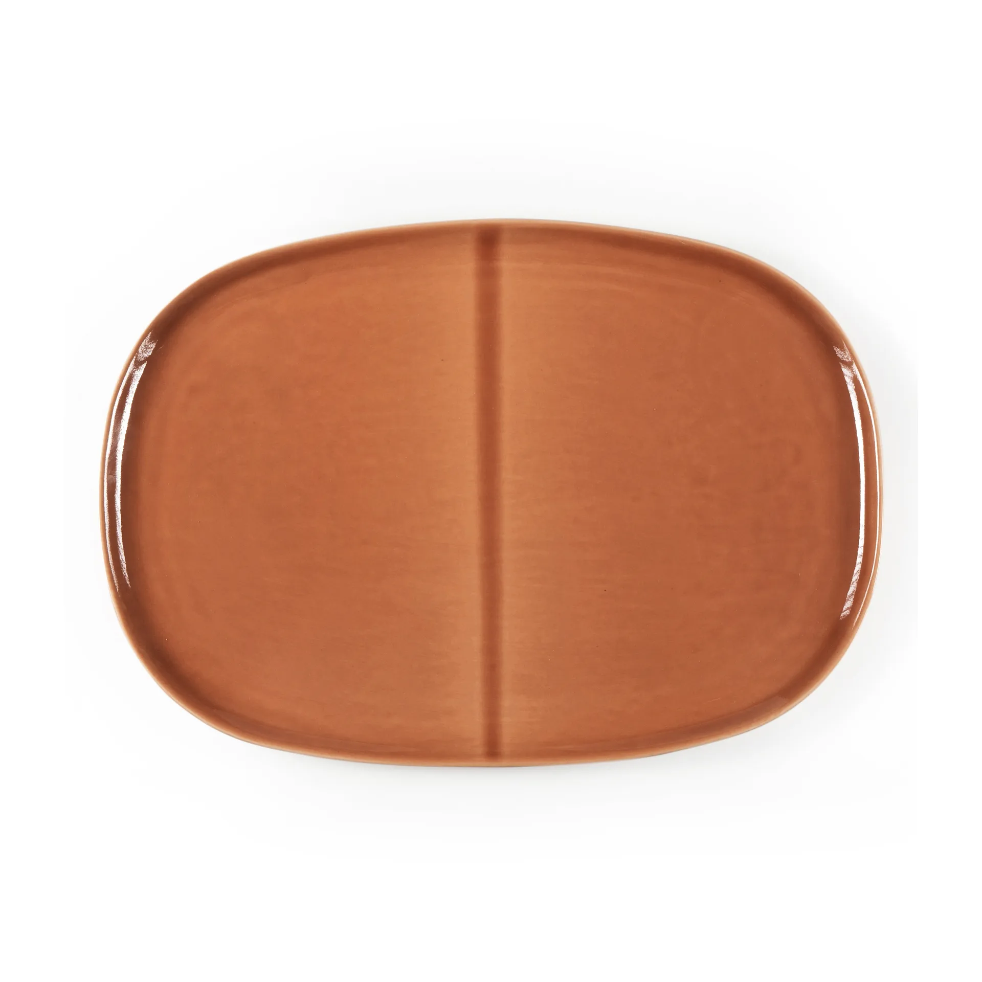 Heirol x Nosse Svelte 盘子 oval 30 cm, Terracotta Heirol