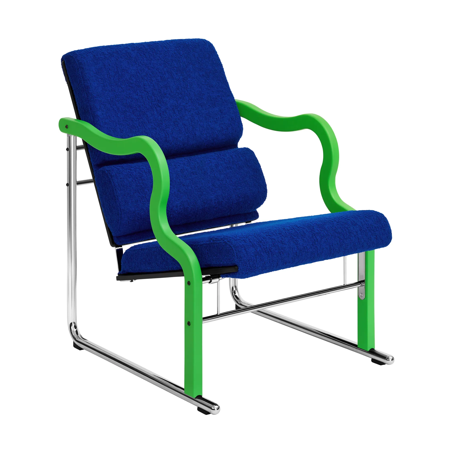 Experiment 501 lounge 椅子, 绿色-ultramarine Hem
