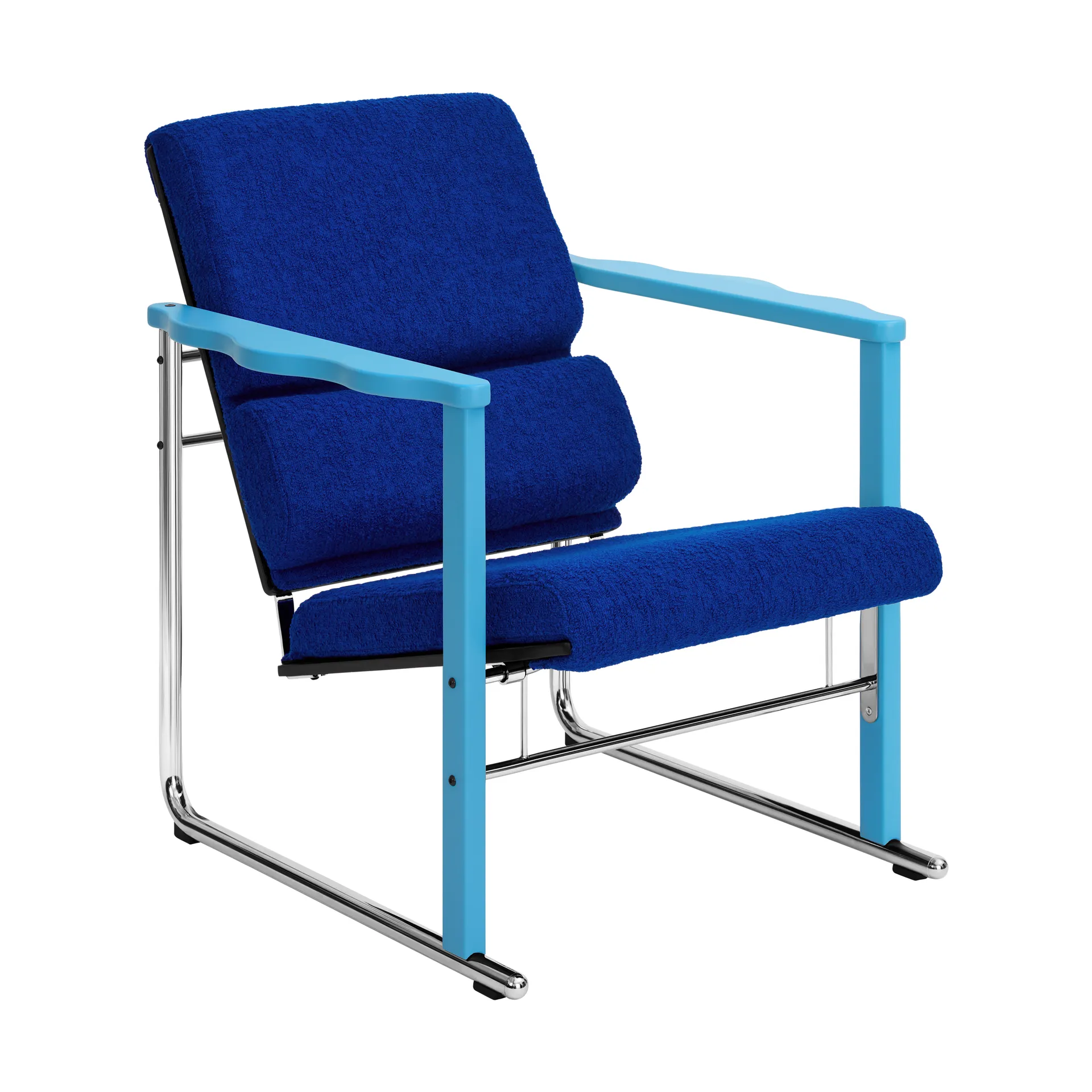 Experiment 502 lounge 椅子, 蓝色-ultramarine Hem