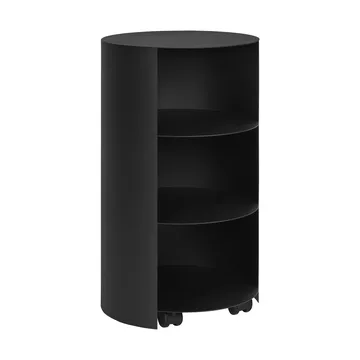 Hide pedestal Ø38x68 cm - Jet 黑色 textured - Hem