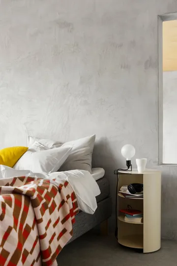 Hide pedestal Ø38x68 cm - Light 象牙白 textured - Hem