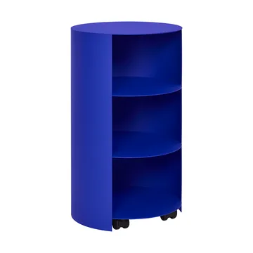 Hide pedestal Ø38x68 cm - Ultramarine 蓝色 textured - Hem