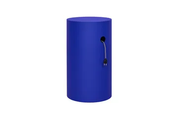 Hide pedestal Ø38x68 cm - Ultramarine 蓝色 textured - Hem