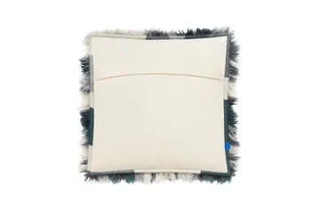 Monster 抱枕 中号 50x50cm - 深水鸭蓝米白拼色 - Hem